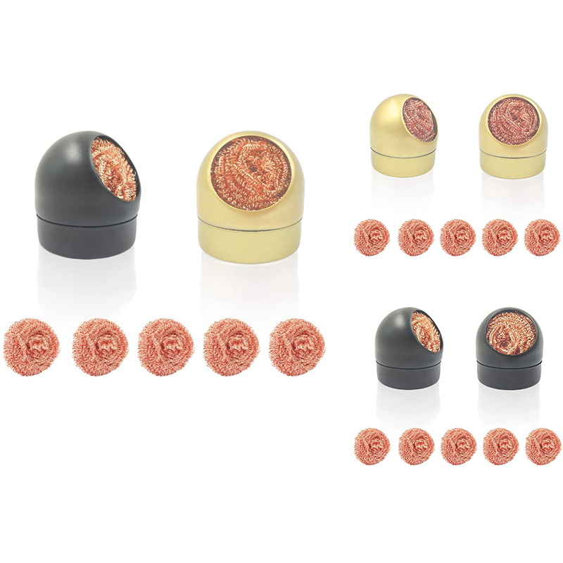 Soldering Iron Tip Cleaner with 7Pcs Solder Tip Cleaning Wire, Brass Wire for Cleaning Soldering Irons Tips