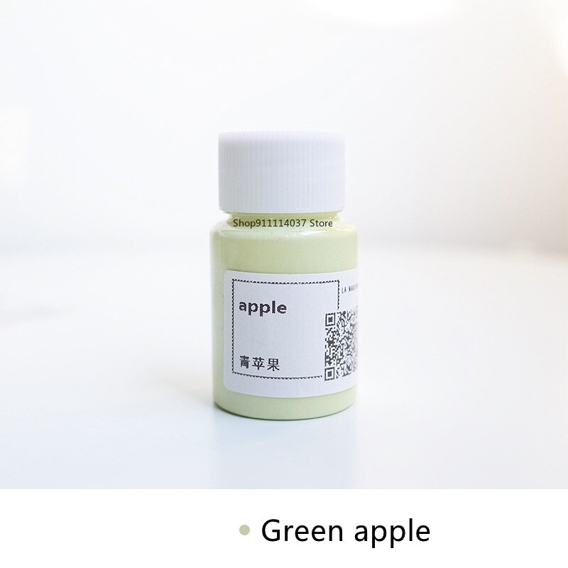 30ml Gips Färben Pigment Acrylfarbe DIY Aromatherapie Gips Farbe Graffiti, Der Gips Puppe Handgemachte Farbstoff Pigment: Apfel 30ml