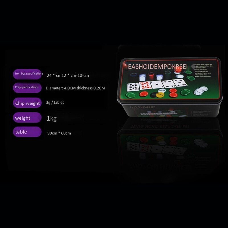 poker brikkesett 200 stk poker sjetonger med sjetonger i aluminium til texas holdem blackjack gambling