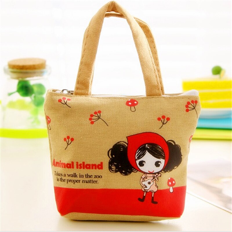 nette Mädchen Geldbörse Karikatur Mini Handtasche Für freundlicher Leinwand Tasche Headset Taschen Frauen Kleine Kawaii Brieftasche Reißverschluss Tasche tasche: Gitarre
