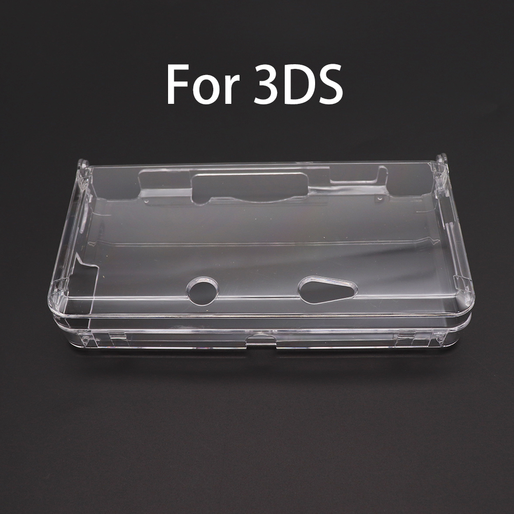 Coque rigide de protection en plastique cristal transparent, housse pour console 2DS, NDSL, DSI, NDSi XL, 3DS XL, 3DS XL LL, 1PC: Rouge