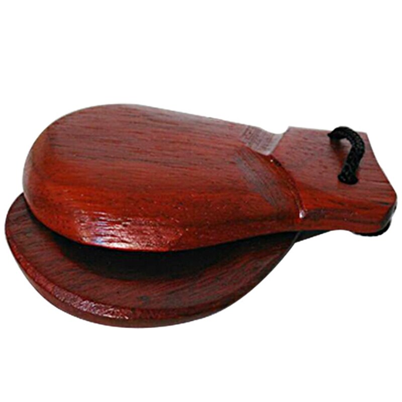 Orff Instruments Durable Wooden Clapper Castanet Hand Percussion Instrument