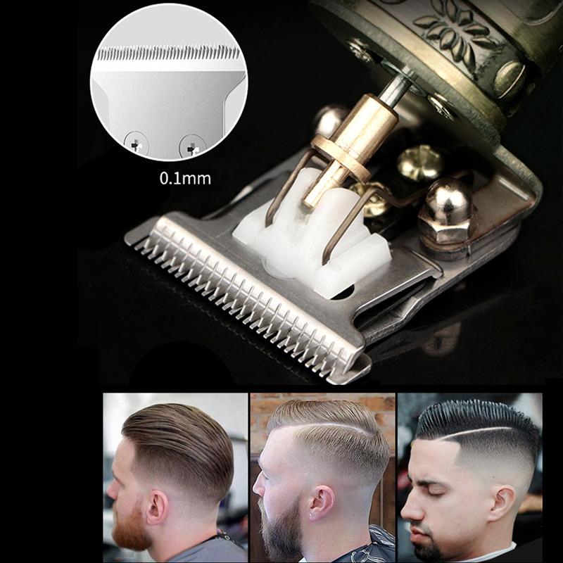 Clippers Haren Elektrische Trimmer Professionele Tondeuse Voor Mannen Usb T-Blade Draadloze Tondeuse Wahl Mannen Clippers Haren Baarden