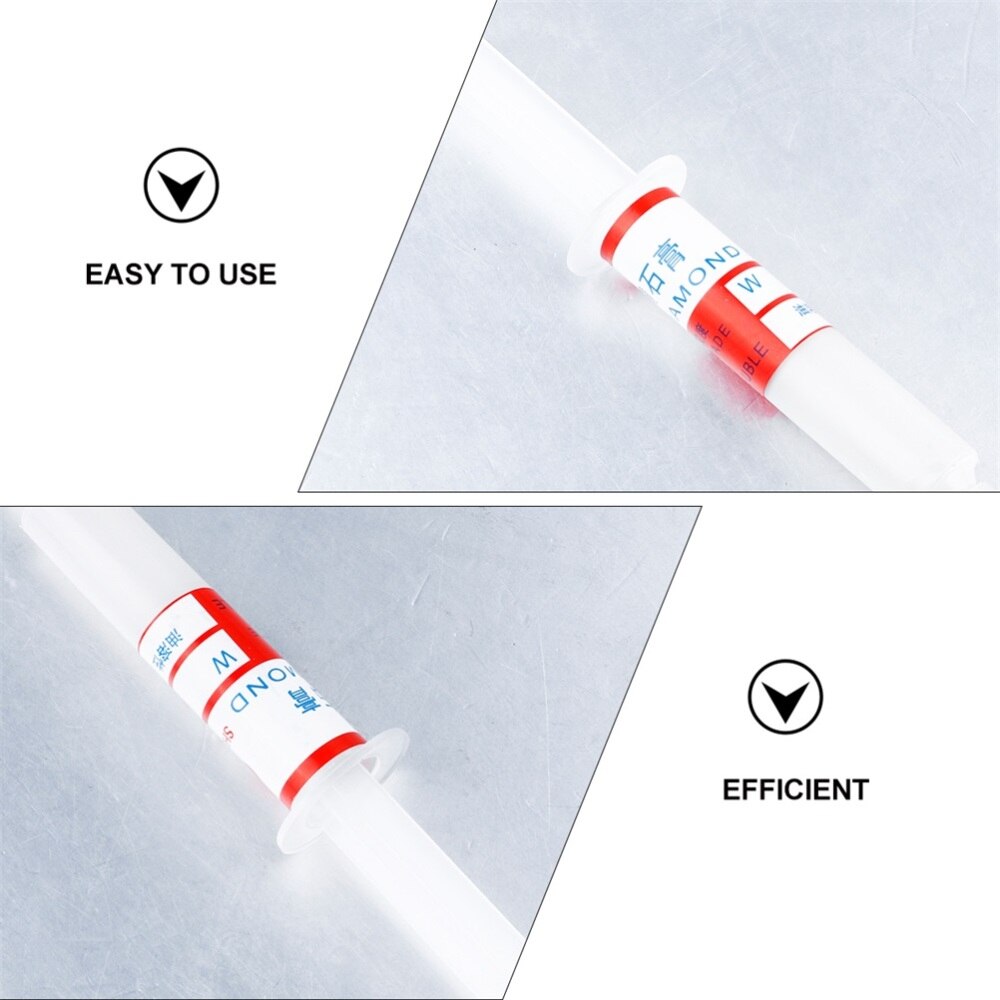 10Pcs Lapping Diamond Abrasive Paste Needle Tube Polishing Paste W0.5 10000 Grit