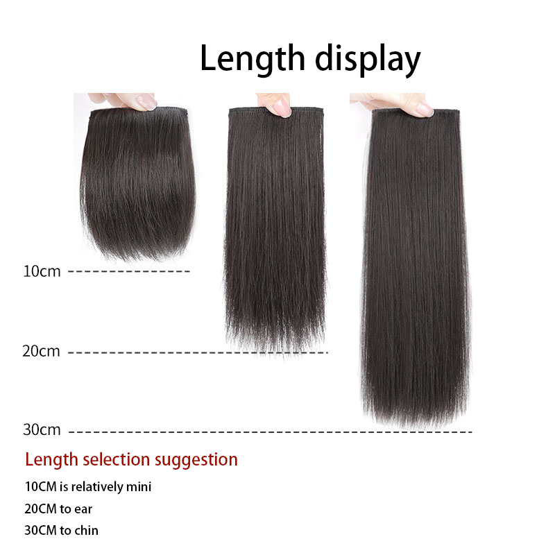 Pruikstuk onzichtbaar, pluiziger, dikker haar aan beide kanten, haarvervanging bovenop voor vrouwen