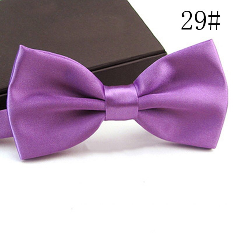 Solid Parent-Child Bow tie Charming Kids Pets Adult Family Butterfly Satin Party Dinner Wedding Cute bow tie Accessory: Men Lilac  Lavender
