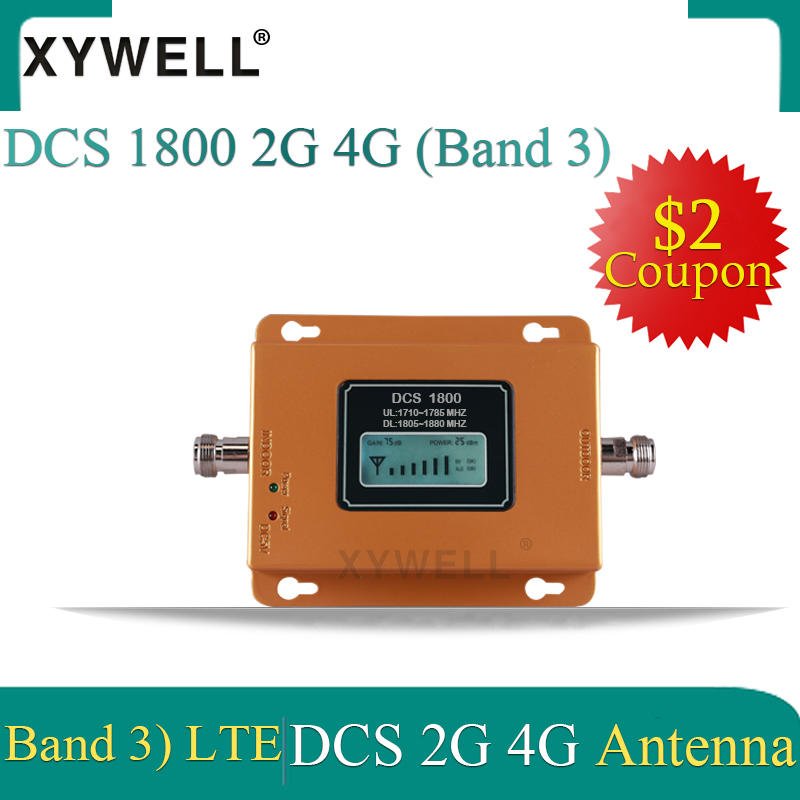 LTE1800MHz GSM Mobile Cellular Amplifier GSM LTE 1800(Band3) DCS 75dB Gain 2g 4g Cell Phone Signal Repeater GSM Signal Booster