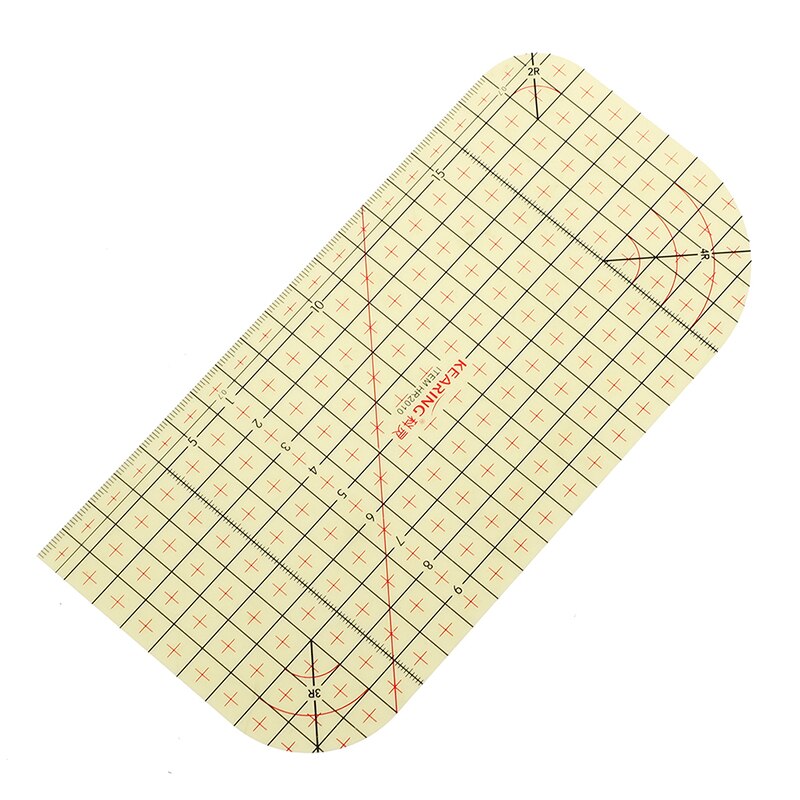 1PCS Patchwork Tailor Craft Ironing Ruler Measuring Tool Cloth Cutting Rulers Patchwork Ruler Quilting Rule DIY Sewing Tools
