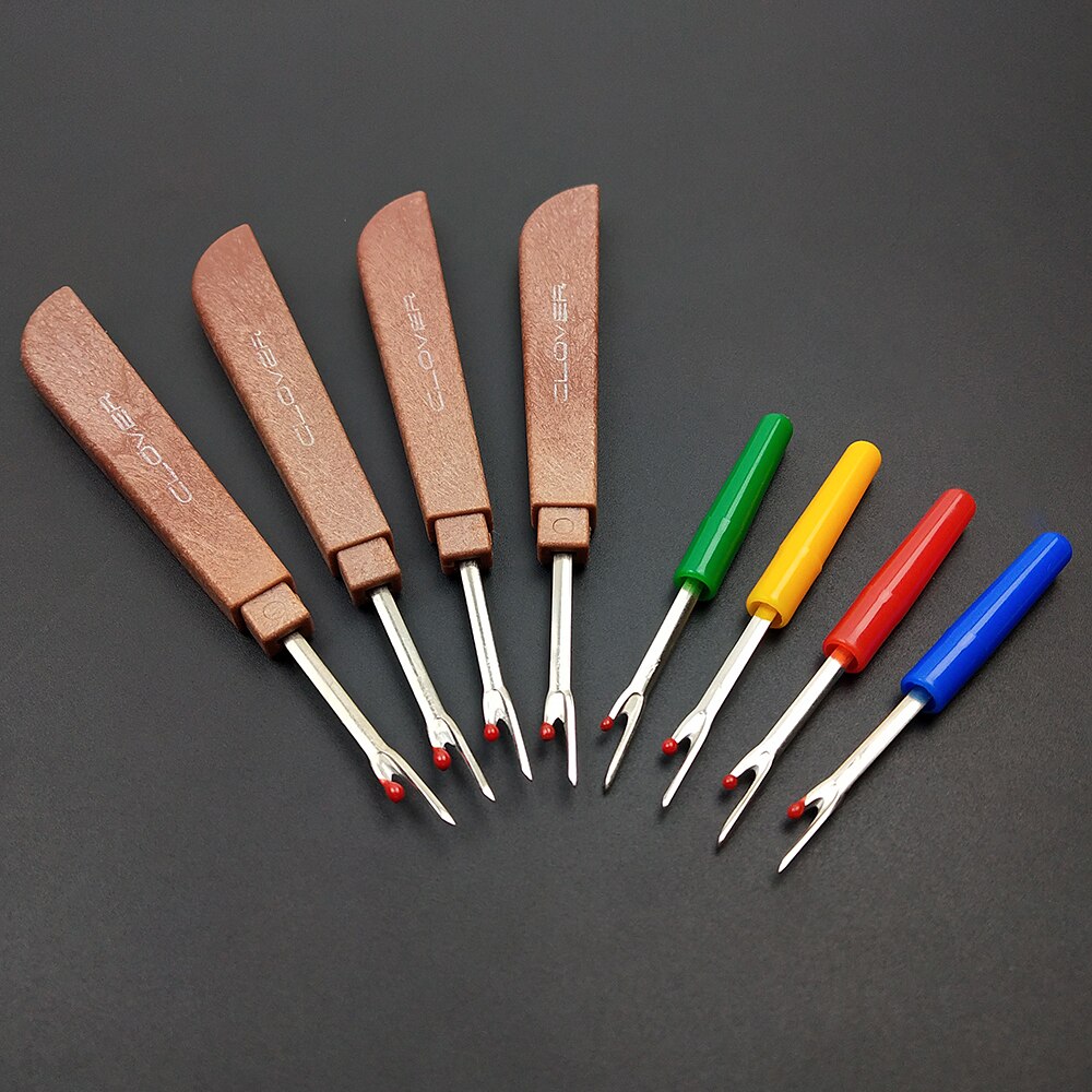 Houten Handvat Stalen Draad Cutter Tornmesje Stitch Removal Mes Naald Arts Naaien Gereedschap Diy Naaien Accessoires