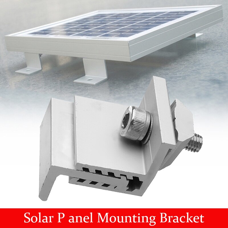 1/3/5pcs Solar Panel Mounting Clamps 35-50mm Side Pressure Solar PV Mounts Bracket Support Adjustable Solar System Accessories