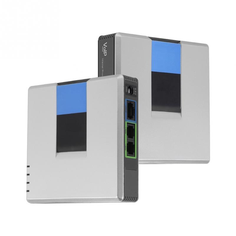 Voip Gateway Internet Telefoon 2 Poorten Adapter Sip RJ45 Kabel Voor Linksys PAP2T-NA PAP2T PAP2T-Na Ata Telefoon Adapter Geen Doos