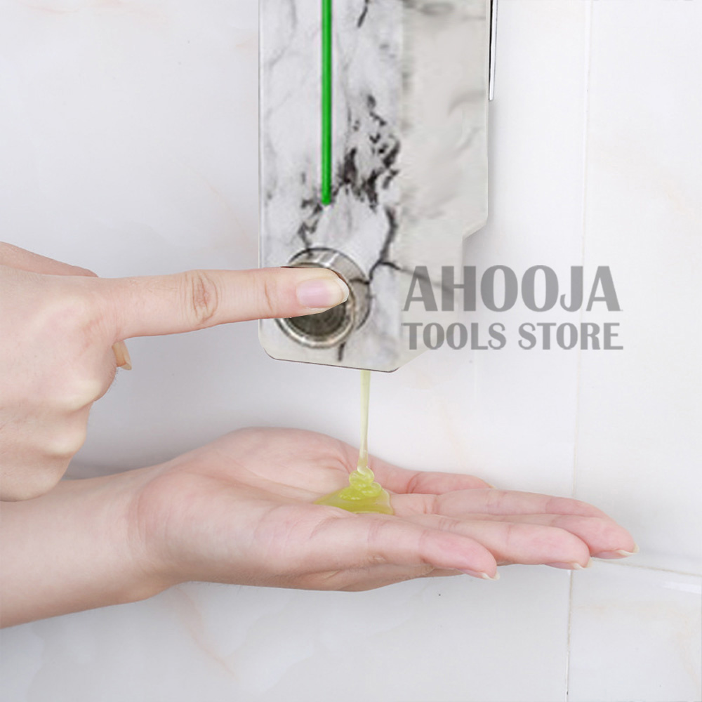 Wall Mount Liquid Soap Dispenser Bathroom Accessories Detergent Shampoo Dispensers Kitchen Home Hotel Bathroom Soap Bottle