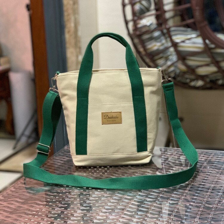 Women Zipper Multi Pocket Lunch Bag Picnic Office Worker Portable Wide Opening With Handle Thermal Insulation Tote Students: 7