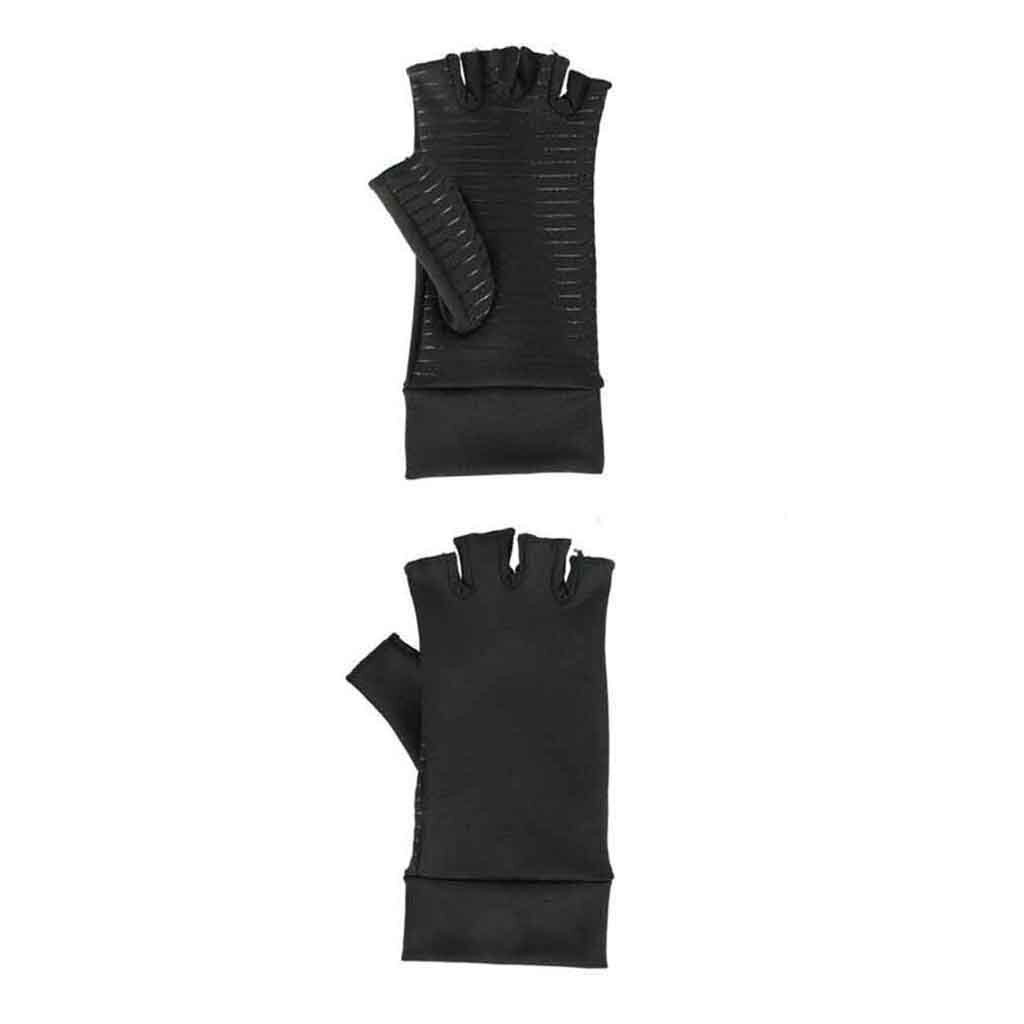 1 paire d'arthrite cuivre Compression main gants ajustement canal carpien main poignet orthèse soutien plus haut cuivre contenu soulager