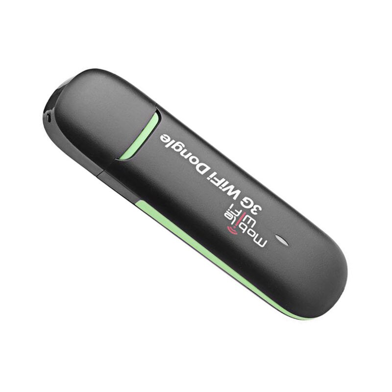 Trådløs 3g mobil wifi router usb dongle mobilt bredbåndsmodem bærbart netværkskort hotspot wifi modem support sim-kort