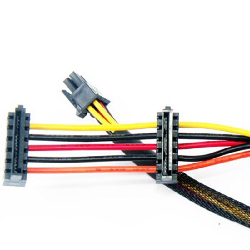 HDD SATA Energie Kabel Rechts-Winkel SATA 15 Stift X2 zu Mini 6 Stift ATX Adapter für Dell Inspiron 3653 3650 serie Kompatibel