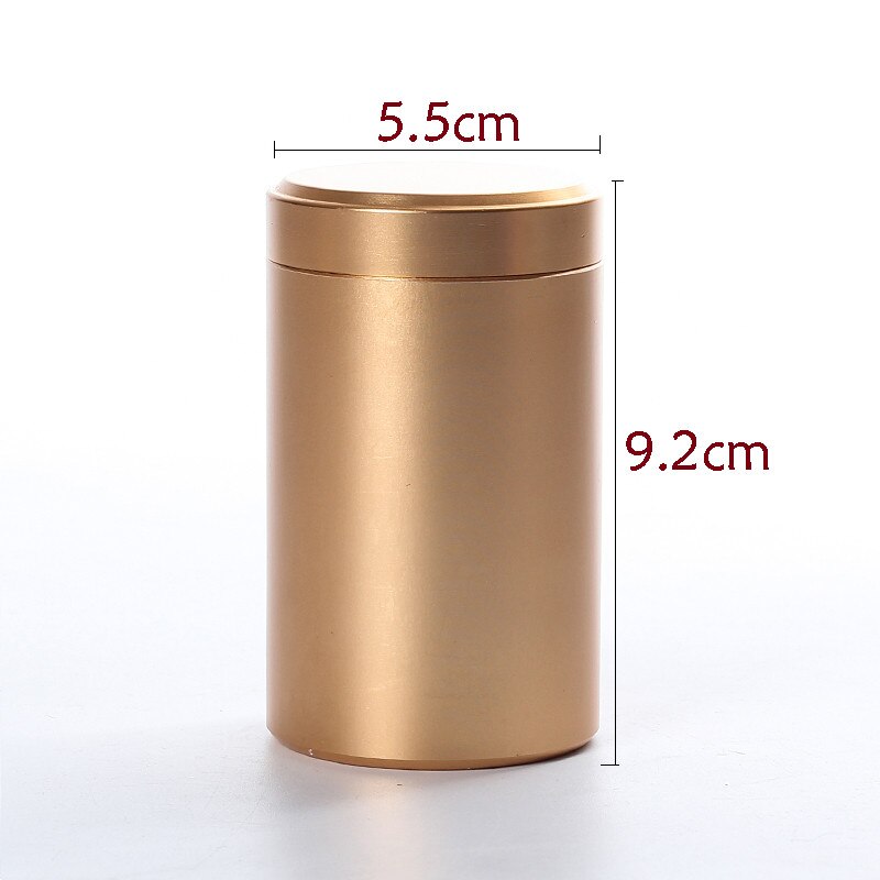 Mini Metal Tea Caddy sealed storage tank Portable travel Tea Boxes tea tin containers coffee canister Kitchen Spice Candy jar: M1