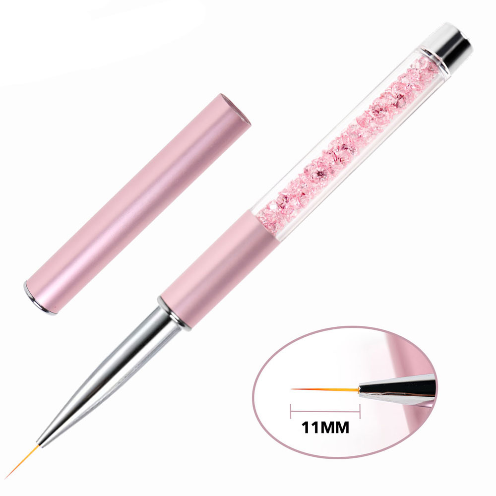 BQAN 7/9/11/12/15mm Nail Brush Line Brush Gel Brush Acrylic Art Brush Drawing Paintingg Pen Tools Manicure Nail Art Brush: 11mm