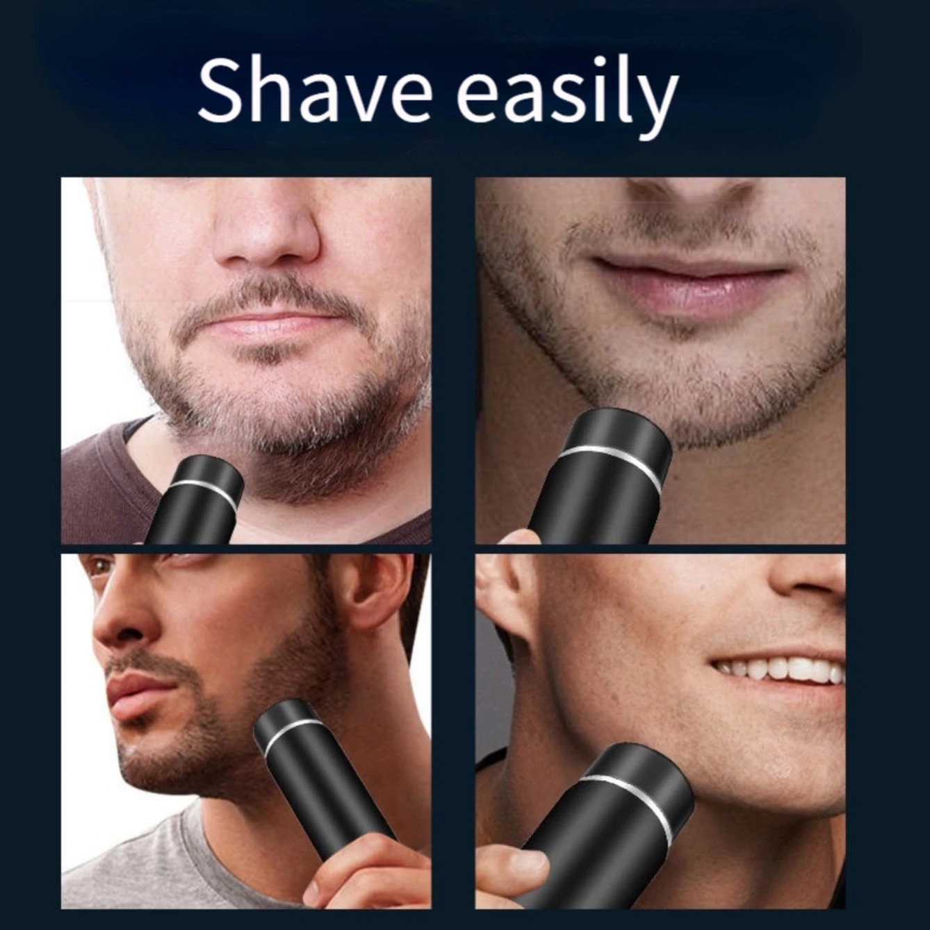 Mini Electric Shaver head Replacement portable universal Men's wet and dry Beard trimmer Round shaver Rotary head