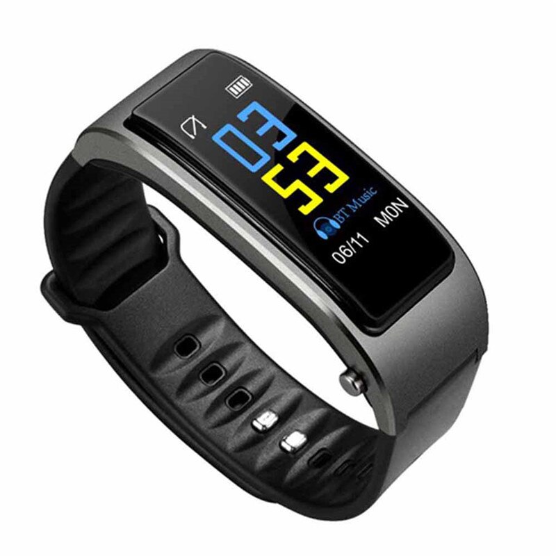 Y3 Smart Band Polsband Talk Armband Fitness Tracker Hartslagmeter Bluetooth Oortelefoon Slimme Band Tracker Polsband: 02