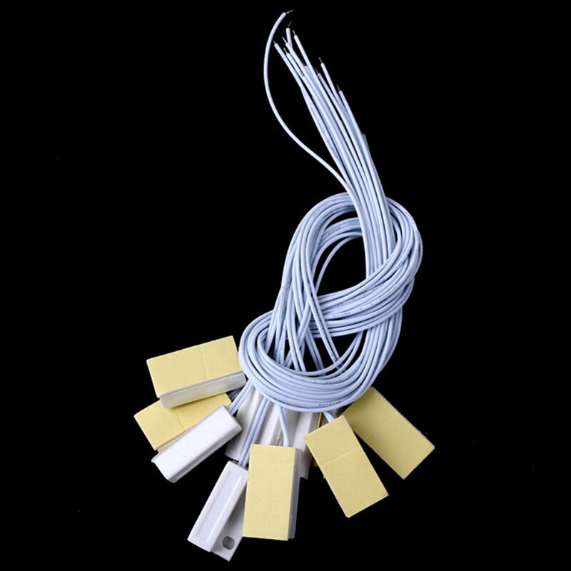 1/3 Pair MC-38 Wired Door Window Sensor Magnetic Switch Home Alarm System Detector Concealed Door Sensor With Embedded Alarm