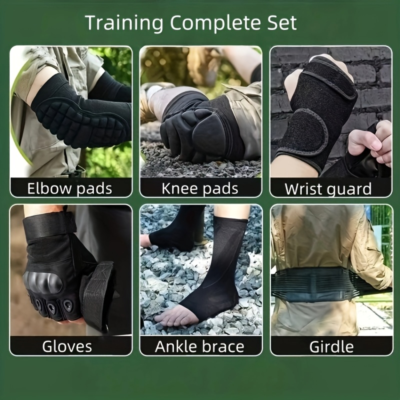 Knie- und Ellenbogenschutz-einstellen – verstellbares Polsterpolster, geeignet für Yoga, Wandern und schwere körperliche Arbeit