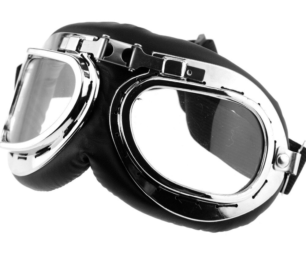 Gafas de estilo aviador Vintage para hombre y mujer, casco para deportes, esquí, snowboard, patinaje, gafas de vuelo Retro, a prueba de viento