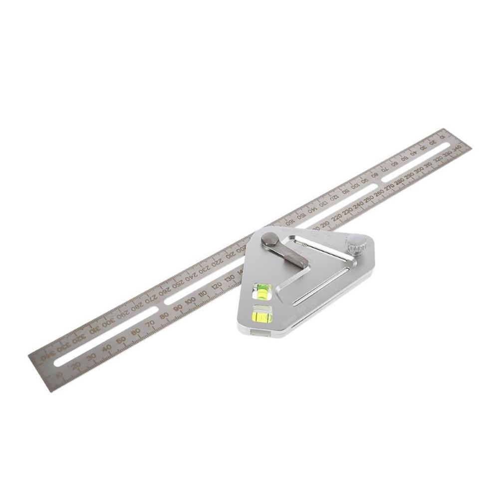 Holzbearbeitung Dreieck Lineal Winkel Multifunktionale Lineal Zimmerei Werkzeug Messwerkzeuge Ebene Instrument Winkelmesser