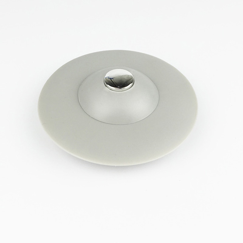 TPR Bath Tub Sink Floor Drain Stopper Hair Catcher Plug Kitchen Water Laundry 40FP12