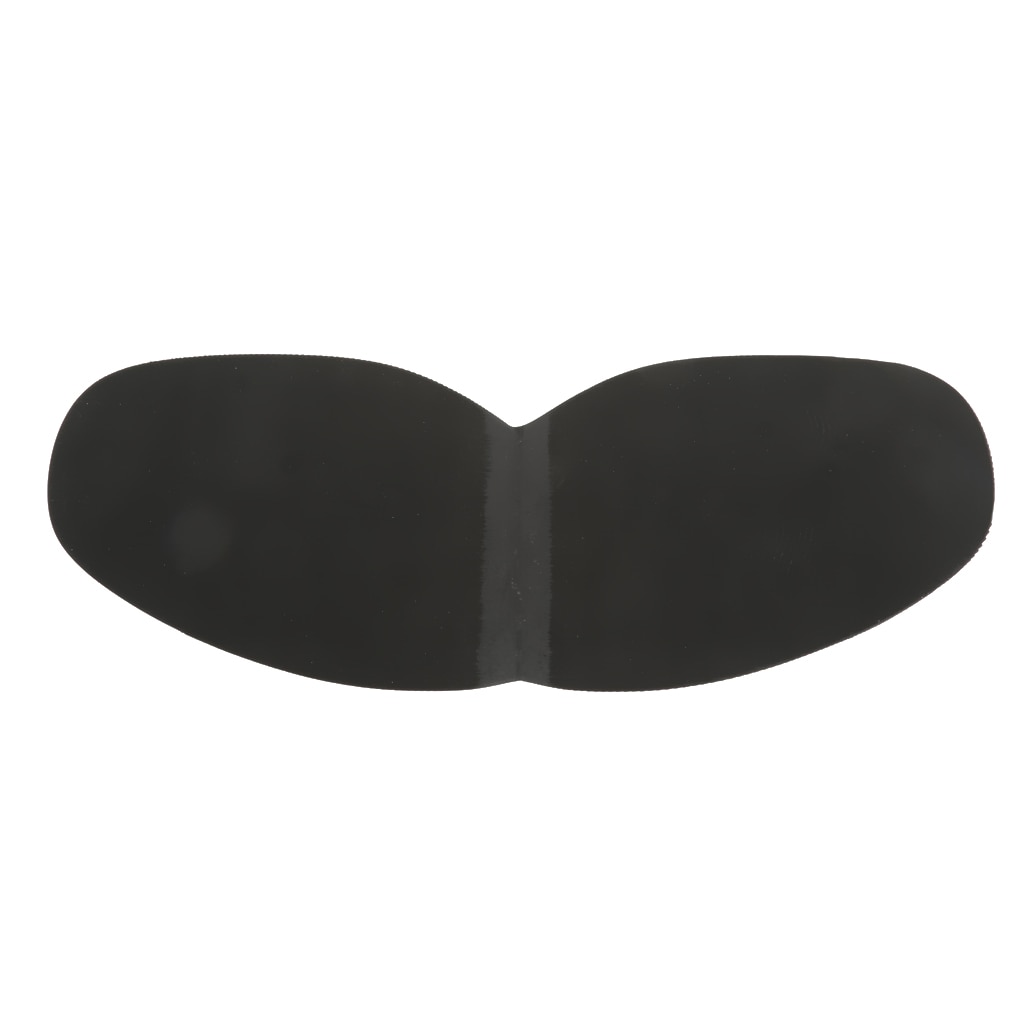 Pack of 4 Men's Shoes Repair of Rubber Stick On Soles Half Anti Slip of Black Thicken Rubber Outsole Heel Soft Repair