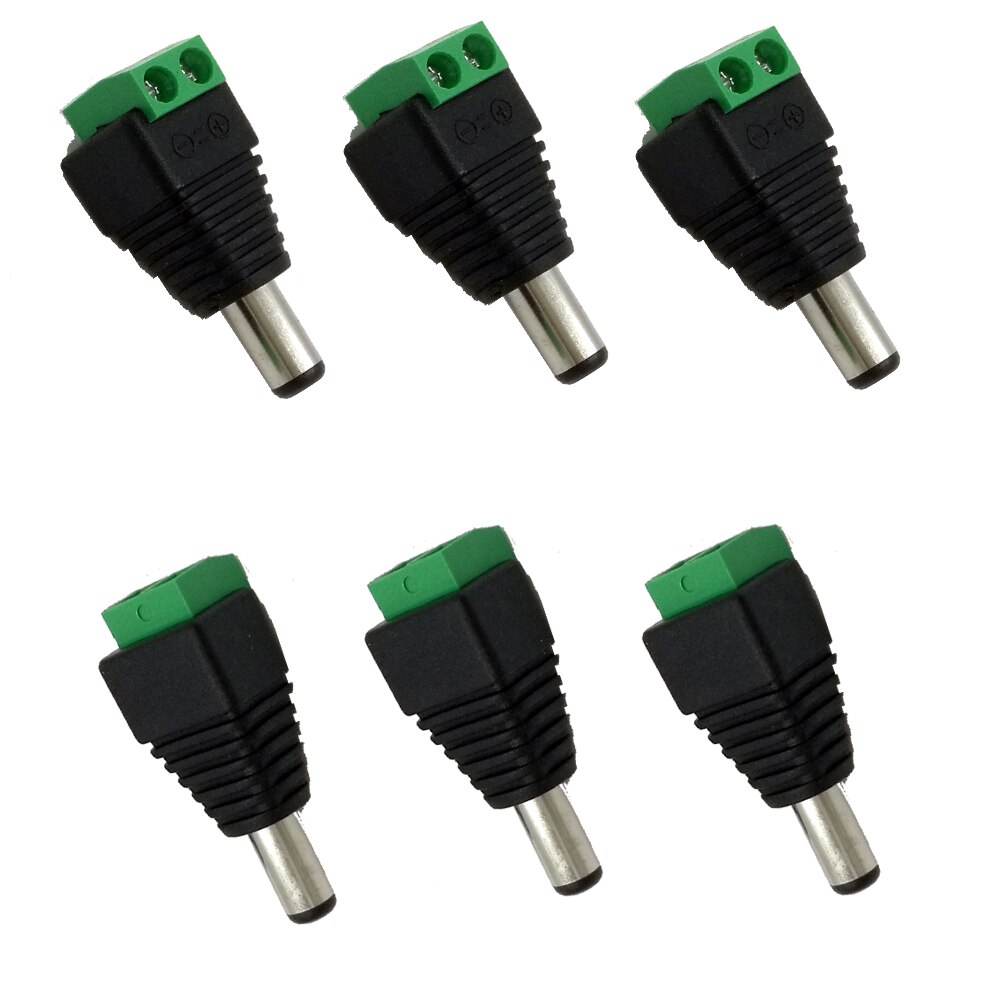 100 Pcs CCTV Cameras 2.1mm x 5.5mm DC Connector CC... – Grandado
