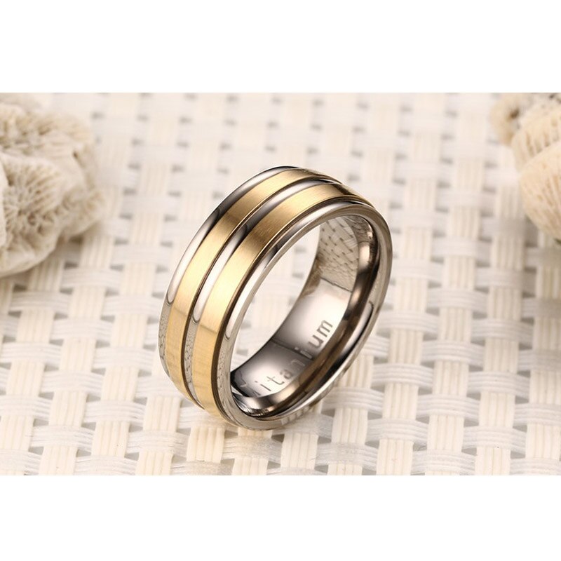 Vnox de Carbure de Titane Hommes Anneau De Mariage Anneaux 8mm USA Taille Gravé "Titanium"