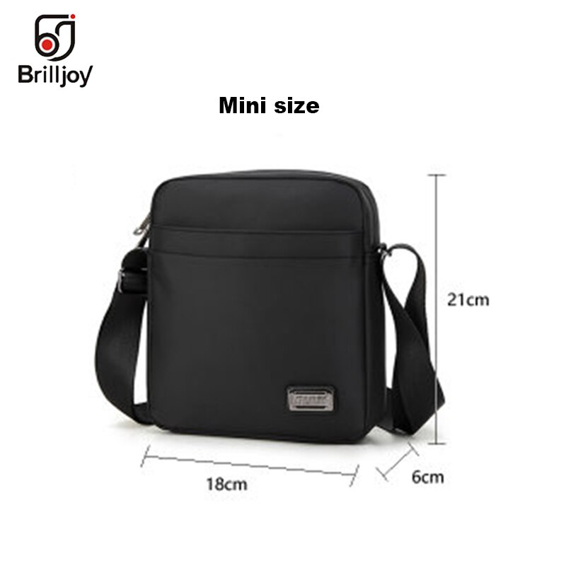 Brilljoy Mannen tas mode heren schoudertas aktetas tassen oxford casual messenger bag zakenlieden reistassen: Men bag Mini size