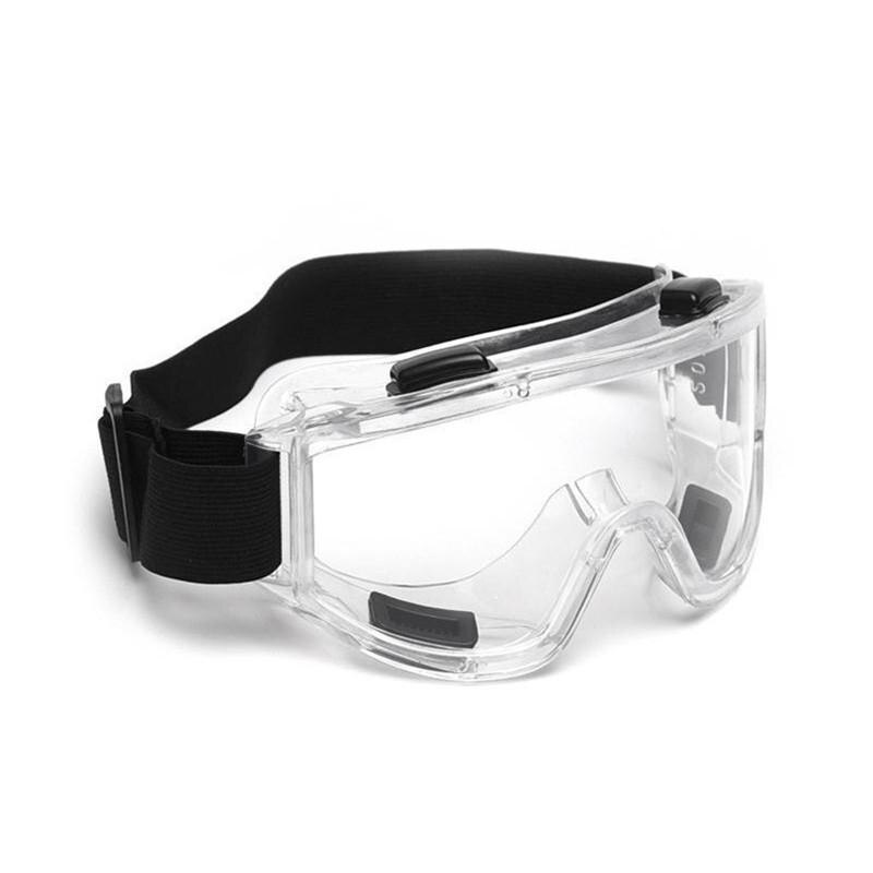 Gennemsigtige sikkerhedsbriller anit-sprøjt beskyttelsesbriller støvtætte sandarbejde laboratorie tandbriller beskyttelsesbriller: Anti-tåge