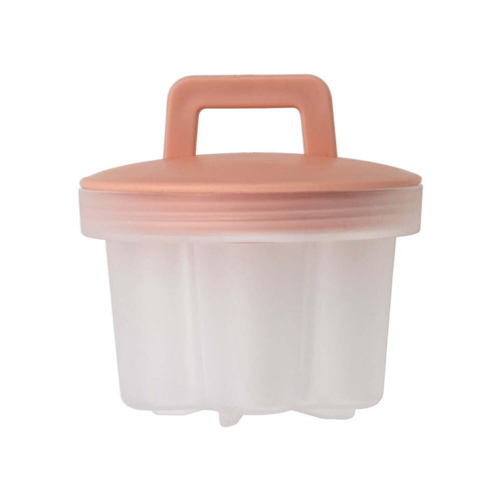 4 Pcs/Set Egg Mold Plastic Egg Boiler With Lid Brush Cookware Bakeware Tool Cute Egg Cooker Kitchen Cooking Tool