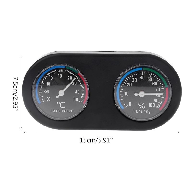 Reptile Tank Thermometer Hygrometer Temperature Humidity Monitor For Vivarium Terrarium