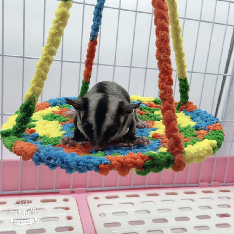 Klimtouw hangmat schommel voor kleine dieren hangend huis bed rat fretten