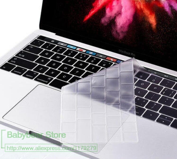 Keyboard Protector Cover for Macbook Pro 13.3'' & Pro 15.4'' with Touch Bar US Version Keyboard Case A1706 A1707 A2159