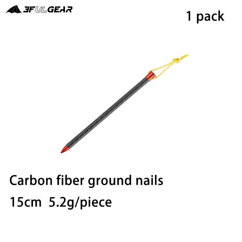 3f ul redskap 15.5 cm pinnar aluminiumspik spik för camping tält rep ultralätt tälttillbehör 5 st utrustning utomhusresor: C 15cm 1 st