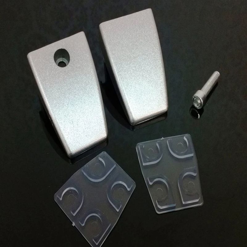 Office Desk Partition Support Bracket Shelf Clip Clamp Holder Desk Privacy Screen Clip Holder Glass Clip, Aluminum Alloy