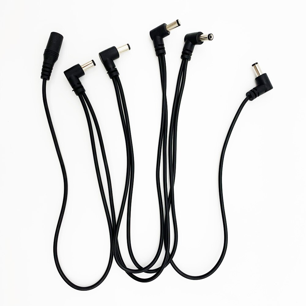 Guitar Pedal Power Supply Cable for Effects Adapter Plug Daisy Chain 1 to 3 4 5 6 Ways 9V DC