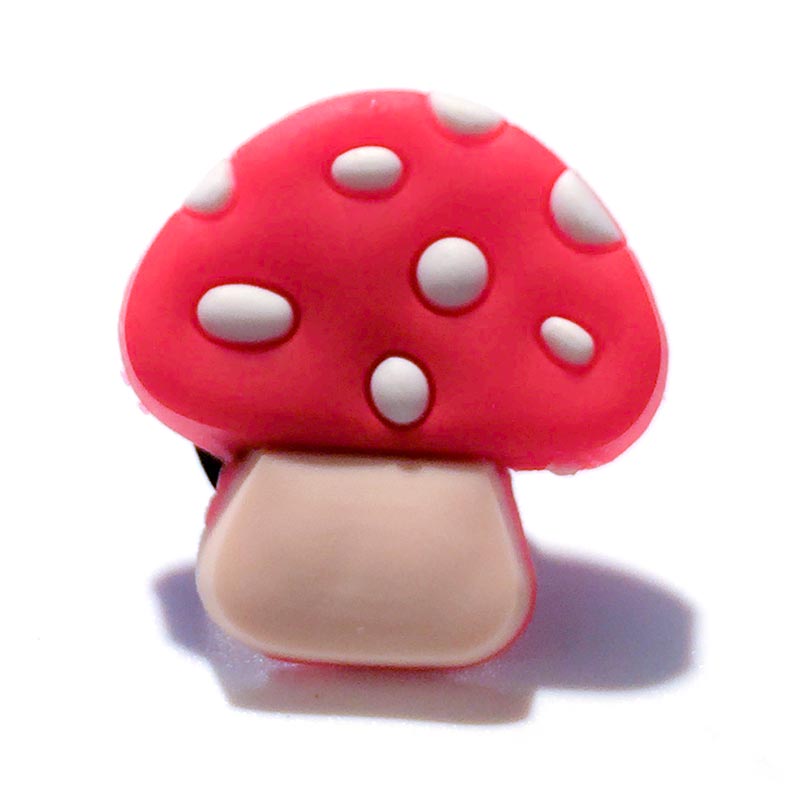 Venta única, 1 unidad de abalorios de zapatos de PVC con frutas y flores, accesorios para hebillas de zapatos, pulseras aptas para Croc JIBZ, de Navidad para infantil: 006-01