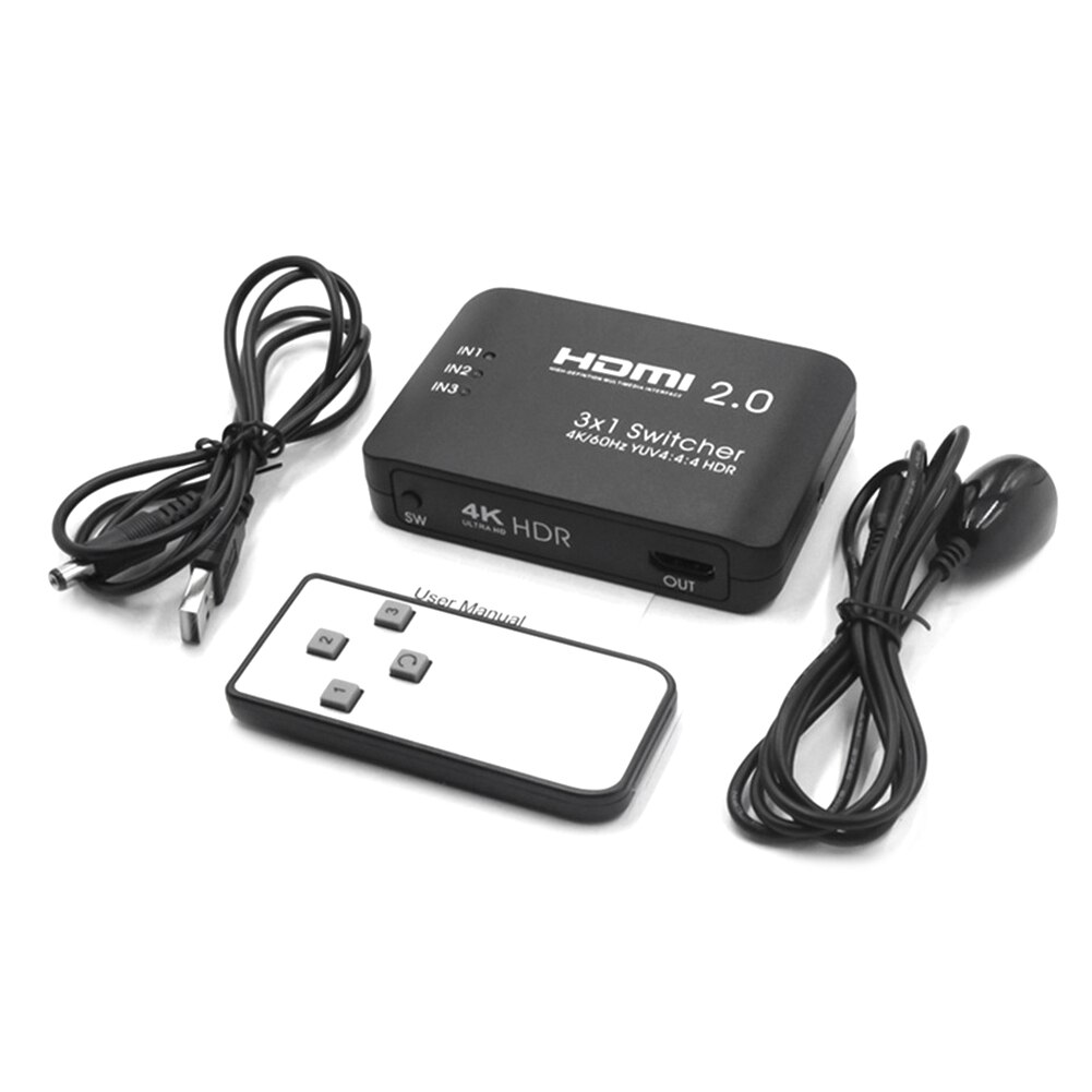 HDMI-compatible 2.0 High-definition 3 Input 1 Outp... – Vicedeal