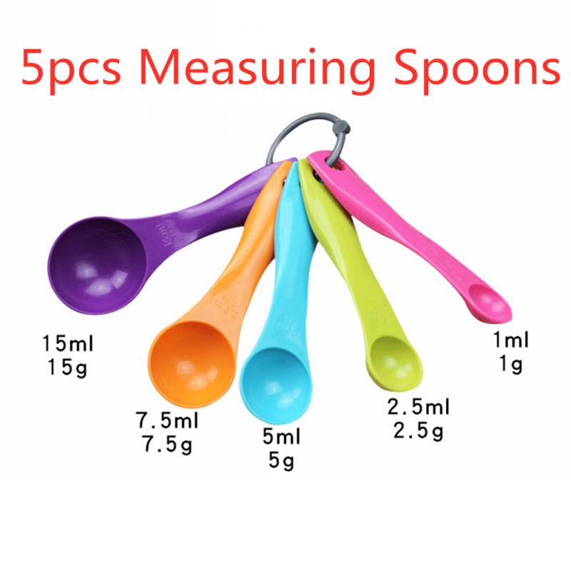 7 Pcs/Set Plastic Measuring Cups And Spoons Coffee Tea Sugar Cake Baking Liquid Measuring Cup Multifunctional Kitchen Tools: 03