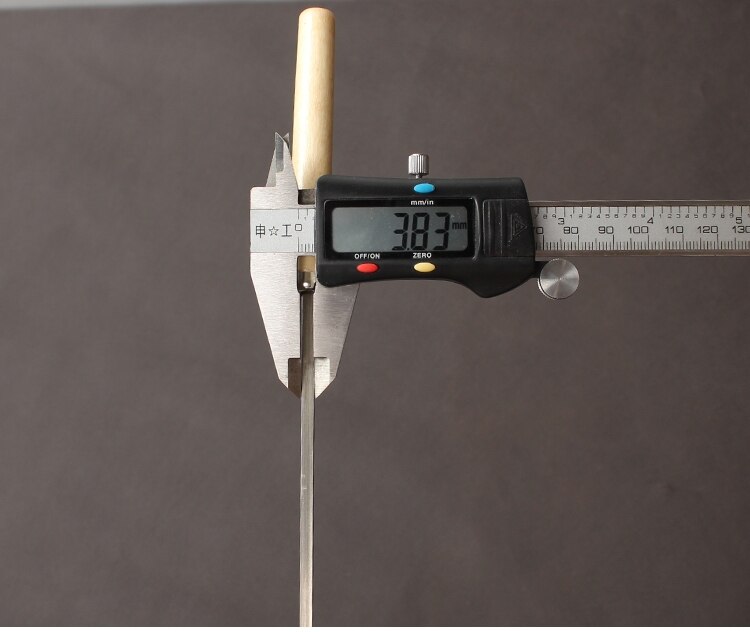 10 Pcs Flat Barbecue Stick BBQ Roasting Needle With Wooden Handle Brochette Tong Kebabe Skewers Stainless Steel Roasting Tools