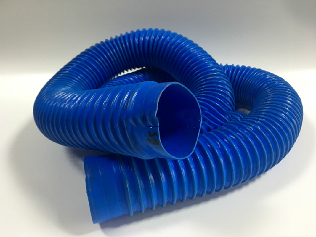 1PC Flat Grinder Vacuuming Hose 2M Threaded Hose 65MM Diameter Vacuum Tube Hose Clamp Dust Tube