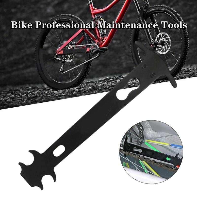 Bike MTB Chains Gauge Measurement Ruler Repair Tool Bicycle Repair Tools Bicycle Chain Wear Indicator Checker Mountain Road