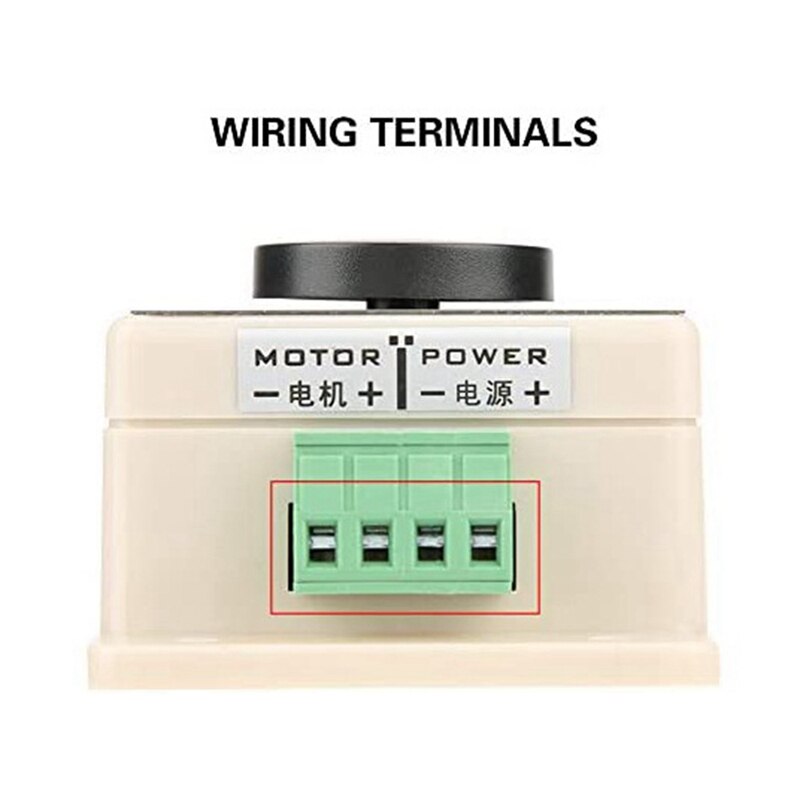 10-60V 20A DC Motor Modulator PWM DC Motor Speed Controller Waterproof Housing AC Motor Speed Controller
