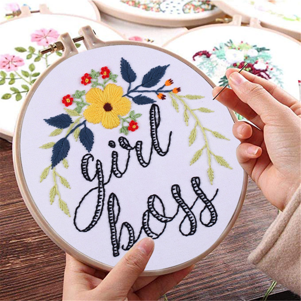 European Embroidery DIY Material Package Beginner Embroidery Semi-finished Product Kit