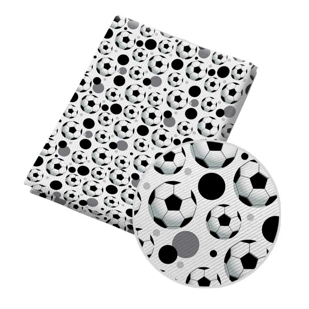 Twill Printed Sports Football Pattern DIY Twill Fabric Kids Sewing Patchwork Cloth Sheet 50*145cm: PL1101
